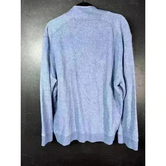 English Laundry Men’s 1/4 Zip Long Sleeve Pullover Sweater Size XXL Blue - Picture 5 of 5